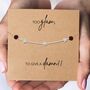Breakup Gift For Her With Gold Plated Or Silver Plated Star Bracelet And Card, thumbnail 2 of 4