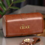 Personalised Luxury Deep Brown Double Watch Box, thumbnail 4 of 6