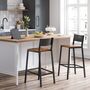 Set Of Two Breakfast Kitchen Bar Stool Counter Chairs, thumbnail 1 of 9