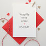 Personalised 'Happily Ever After' Wedding Card, thumbnail 1 of 1