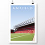 Liverpool Fc Anfield Main Stand Poster, thumbnail 2 of 8