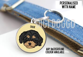 Personalised Maltipoo ID Tag, 3 of 5