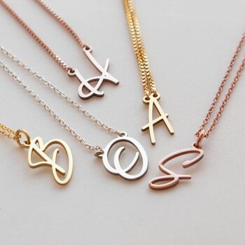 Dainty Initial Necklace, 3 of 10