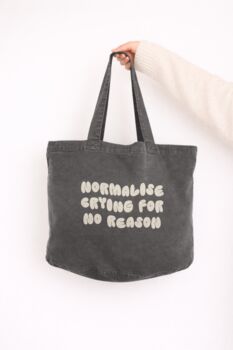 Normalise Crying For No Reason | Tote Bag, 2 of 3