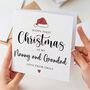 First Christmas As My Nanny And Grandad Card, thumbnail 3 of 3