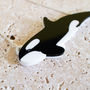 Orca Killer Whale Acrylic Necklace, thumbnail 3 of 4