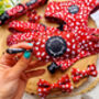 Poppy Toadstool Polkas Dog Collar, thumbnail 8 of 9