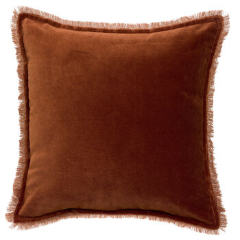 Velvet Fringe Cushions, 2 of 11