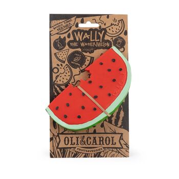 Wally The Watermelon Natural Baby Teether, 2 of 3