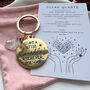 Clear Quartz Crystal Keyring – Leave A Little Sparkle, thumbnail 3 of 5