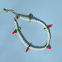 Chilli Pepper And Red Bead Necklace Set, thumbnail 4 of 6