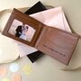 Anniversary Leather Wallet With Engraved Message, thumbnail 1 of 6