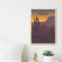 Saguaro National Park USA Travel Poster Art Print, thumbnail 3 of 8