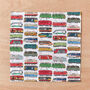 Vintage Trains Handkerchief Pocket Square, thumbnail 2 of 5
