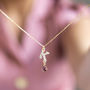 Pearl Alphabet Necklace With Birthstone Detail, thumbnail 6 of 12
