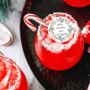 Personalised Christmas Wreath Design Drink Toppers, thumbnail 1 of 2