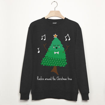 Rockin Around The Christmas Tree Men's Sweatshirt, 2 of 2