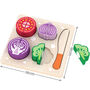 Wooden Play Food Sets Fruit And Vegetables Puzzle Set, thumbnail 3 of 3