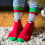 Merry Fucking Christmas Cotton Socks, thumbnail 2 of 4