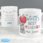 Best Teacher Personalised Mug, thumbnail 2 of 4