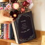 Personalised Purple Ceramic Celestial Book Vase, thumbnail 1 of 4