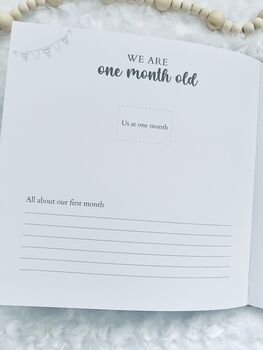 Twin Baby Record Book | Twin Baby Gift, 7 of 12