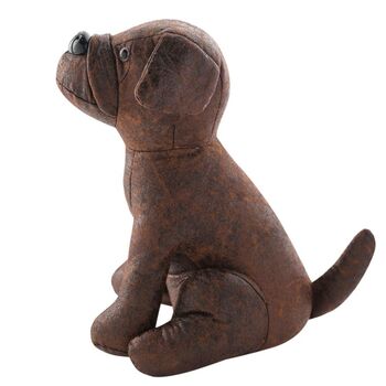 Brown Sitting French Bull Dog Door Stop, 2 of 3