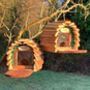 Three Wooden Hanging Wiley Squirrel Feeders, thumbnail 4 of 10
