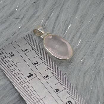 Rose Quartz Oval Pendant, 3 of 6