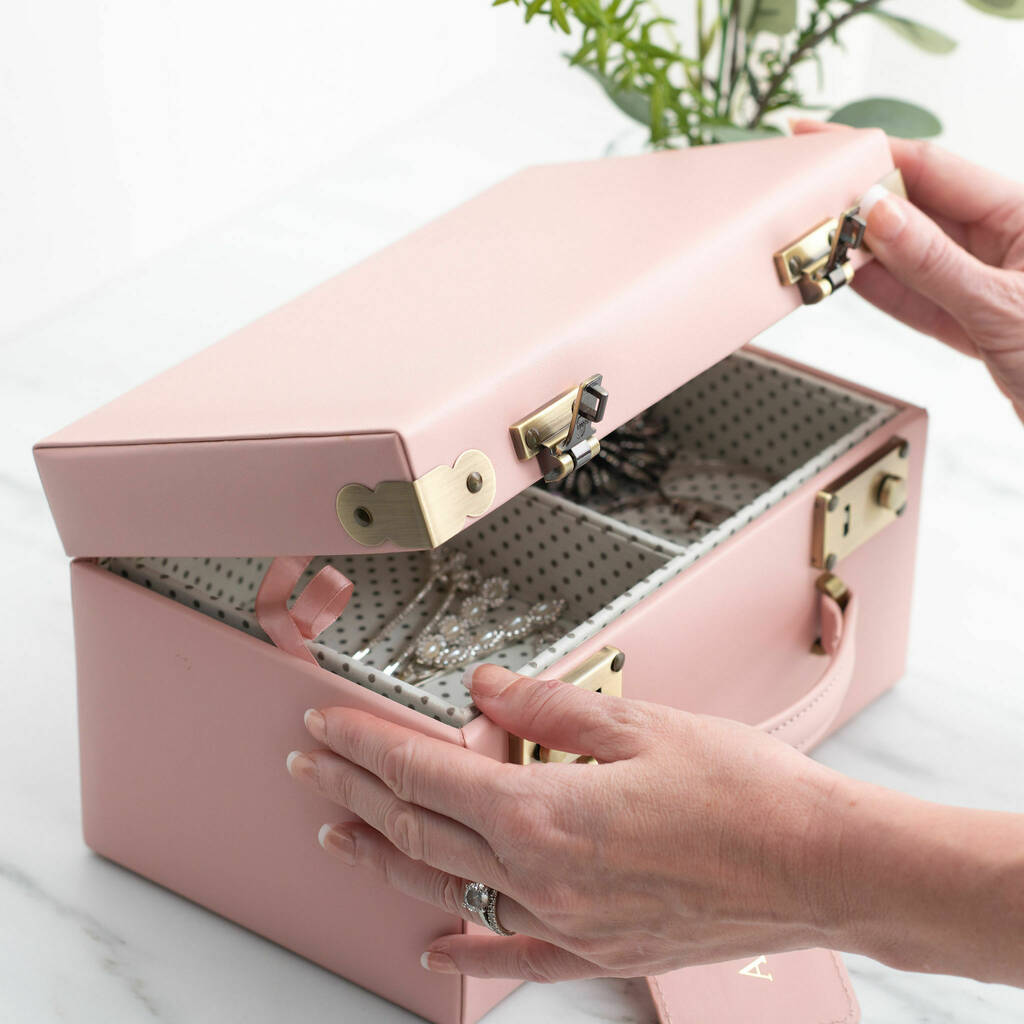 Trinket Memory Leather Keepsake Box Gift For Her By Meminio