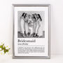 Personalised Bridesmaid Gift, Wedding Thank You, thumbnail 1 of 6
