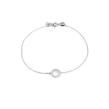 Circle Bracelet In Sterling Silver, 2 of 2