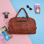 Leather Overnight Bag, thumbnail 1 of 2