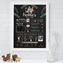 Personalised Baby's First Year Print 'Woodland Fox', thumbnail 2 of 4
