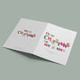 Personalised 'First Year As Mr And Mrs' Christmas Card, thumbnail 3 of 4