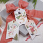 16 Christmas Gift Tags With Snowman Design And Gold Twine, thumbnail 1 of 4