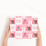 Personalised Pink Photographic Wrapping Paper, thumbnail 1 of 2