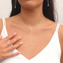 Amelie Pearl Lariat Necklace, thumbnail 1 of 3