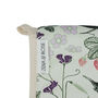 Pale Green Double Oven Gloves With Fruits And Birds, thumbnail 6 of 7