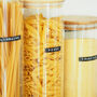 Round Bamboo Storage Jar With Personalised Label, thumbnail 8 of 11