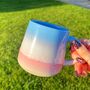 Mojave Glaze Powder Blue And Pink Mug, thumbnail 2 of 2