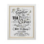 Personalised We Go Together White Poster Frame, thumbnail 3 of 3