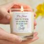 Nursery Teacher Gift Personalised Rainbow Candle, thumbnail 1 of 8