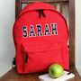 Personalised Applique Name Backpack All Colours, thumbnail 3 of 11