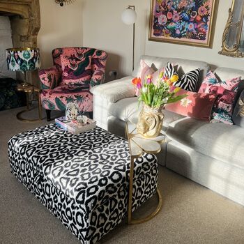 Coffee Table With Storage In Leopard Print, 2 of 6