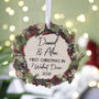 New Home First Christmas Wreath Decoration, thumbnail 6 of 6