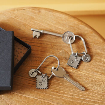 One For You, One For Me Charm Keyring Set, 2 of 5