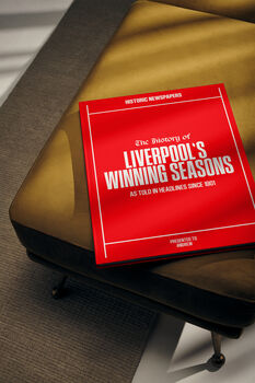 Liverpool The Winning Seasons Personalised Deluxe Football Gift Newspaper History Book, 9 of 10
