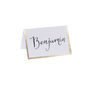 Gold Foiled Border Name Place Cards, thumbnail 2 of 3