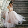 Blush Pink Wedding Skirt | Maxi Tulle Skirt For Women, thumbnail 1 of 12